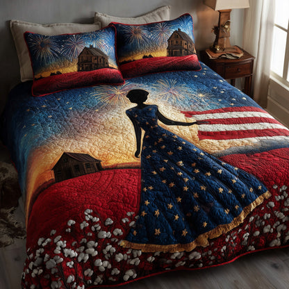 Blooming Grace 3-Piece Quilted Bedding Set GFTOTL4319