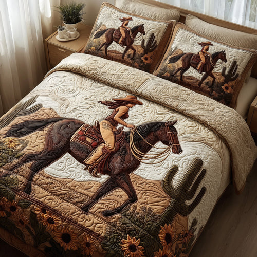 Wild and Free 3-Piece Quilted Bedding Set GFTOTL4338