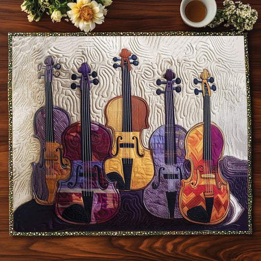 Elegant Violin Quilted Placemat GFTOTL4354