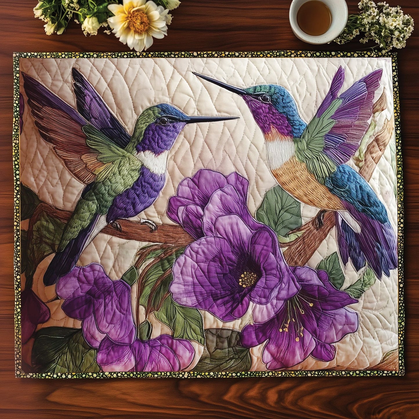 Amethyst Pair Quilted Placemat GFTOTL4356