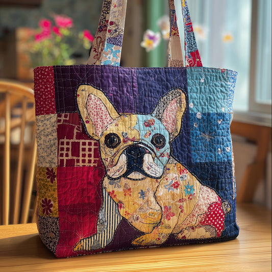 French Bulldog Quilted Tote Bag GFTOTL4372