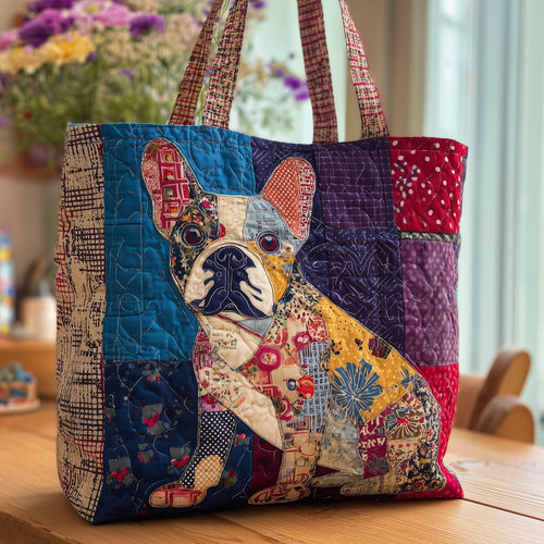 French Bulldog Quilted Tote Bag GFTOTL4373