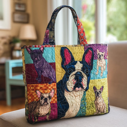 French Bulldog Quilted Tote Bag GFTOTL4410