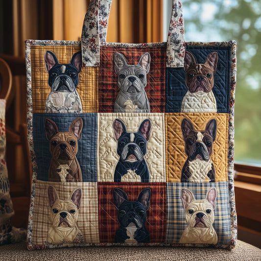 French Bulldog Quilted Tote Bag GFTOTL4413
