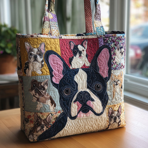 French Bulldog Quilted Tote Bag GFTOTL4415