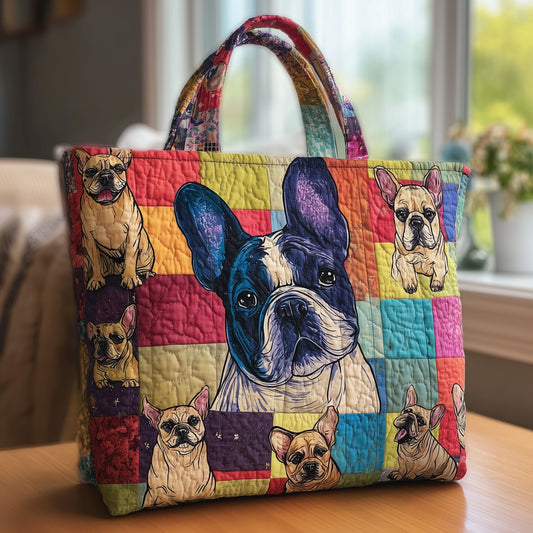 French Bulldog Quilted Tote Bag GFTOTL4417