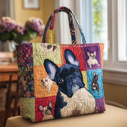 French Bulldog Quilted Tote Bag GFTOTL4418