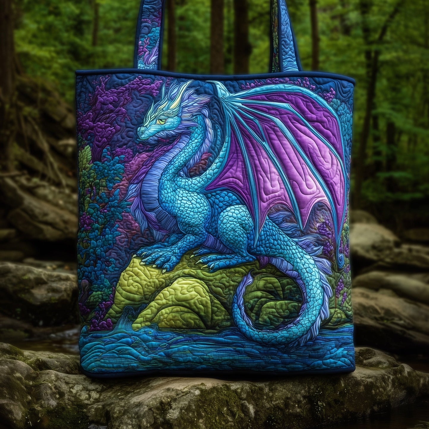 Celestial Ember Quilted Tote Bag GFTOTL4420