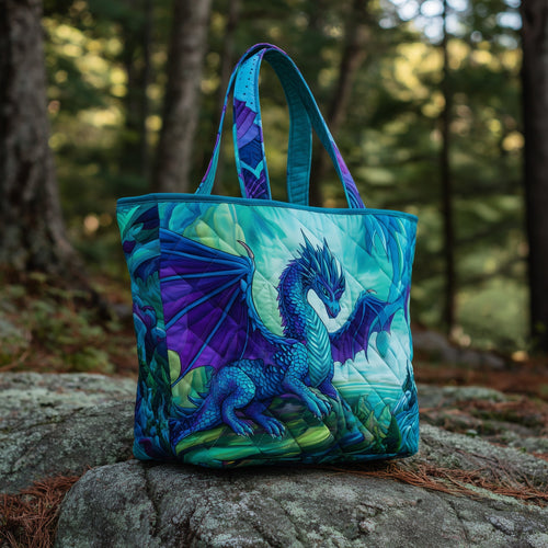 Celestial Ember Quilted Tote Bag GFTOTL4424