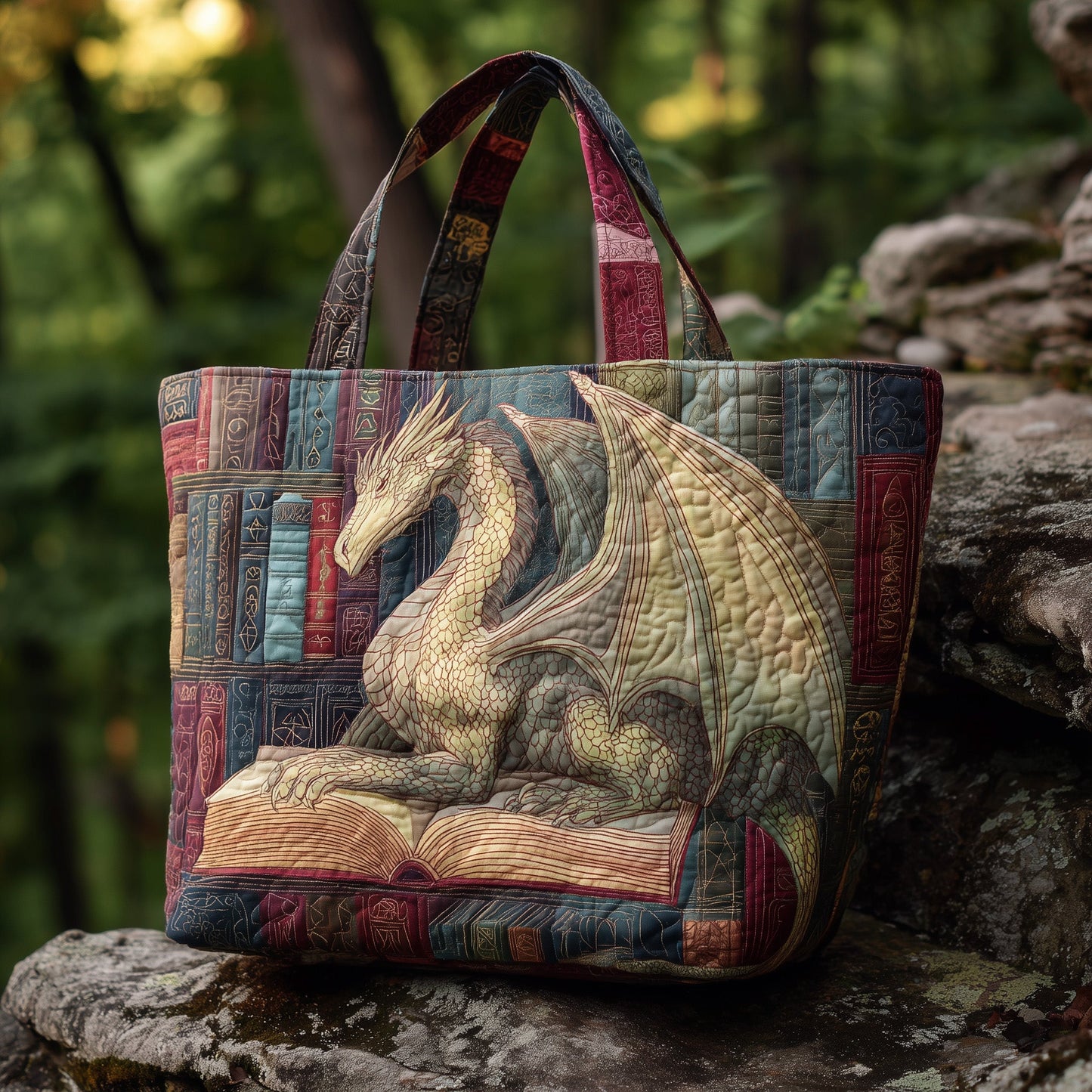 Twilight Guardian Quilted Tote Bag GFTOTL4429