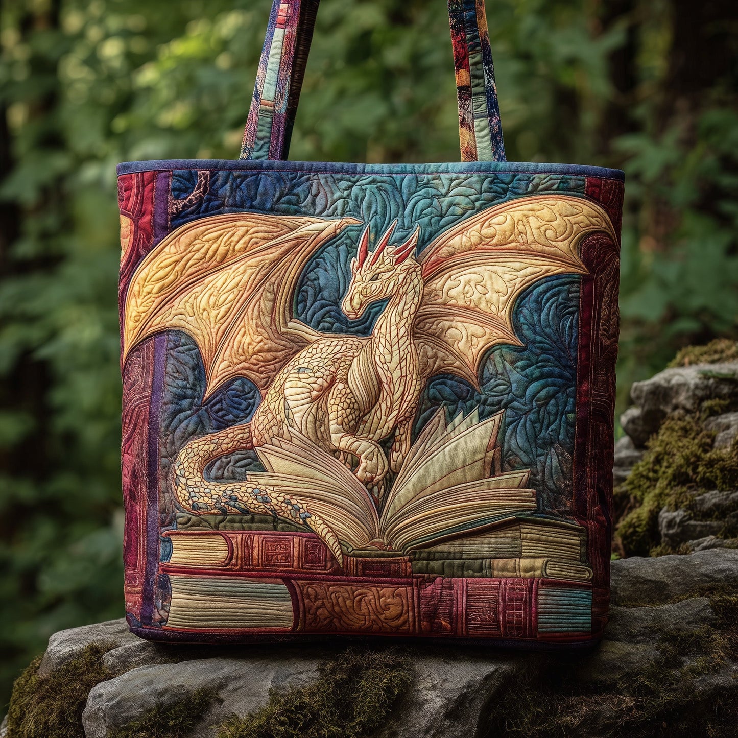 Twilight Guardian Quilted Tote Bag GFTOTL4433