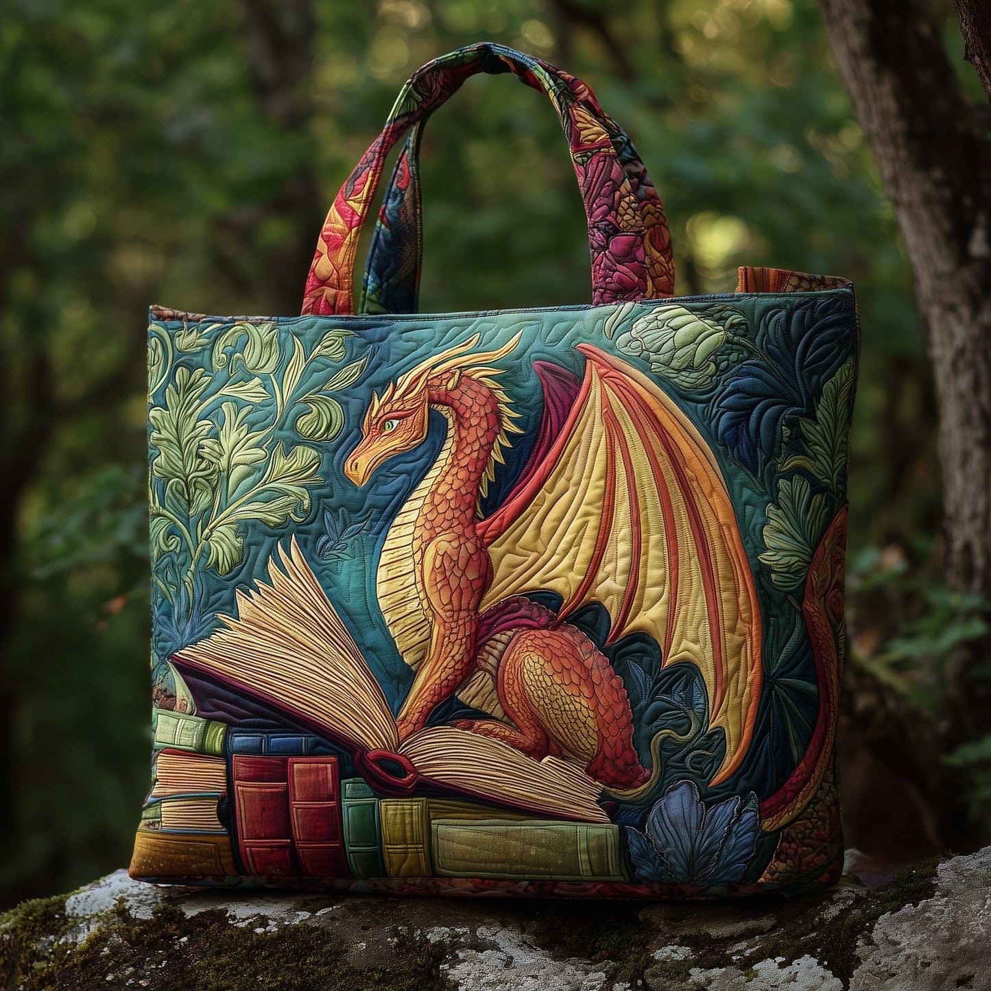 Twilight Guardian Quilted Tote Bag GFTOTL4434