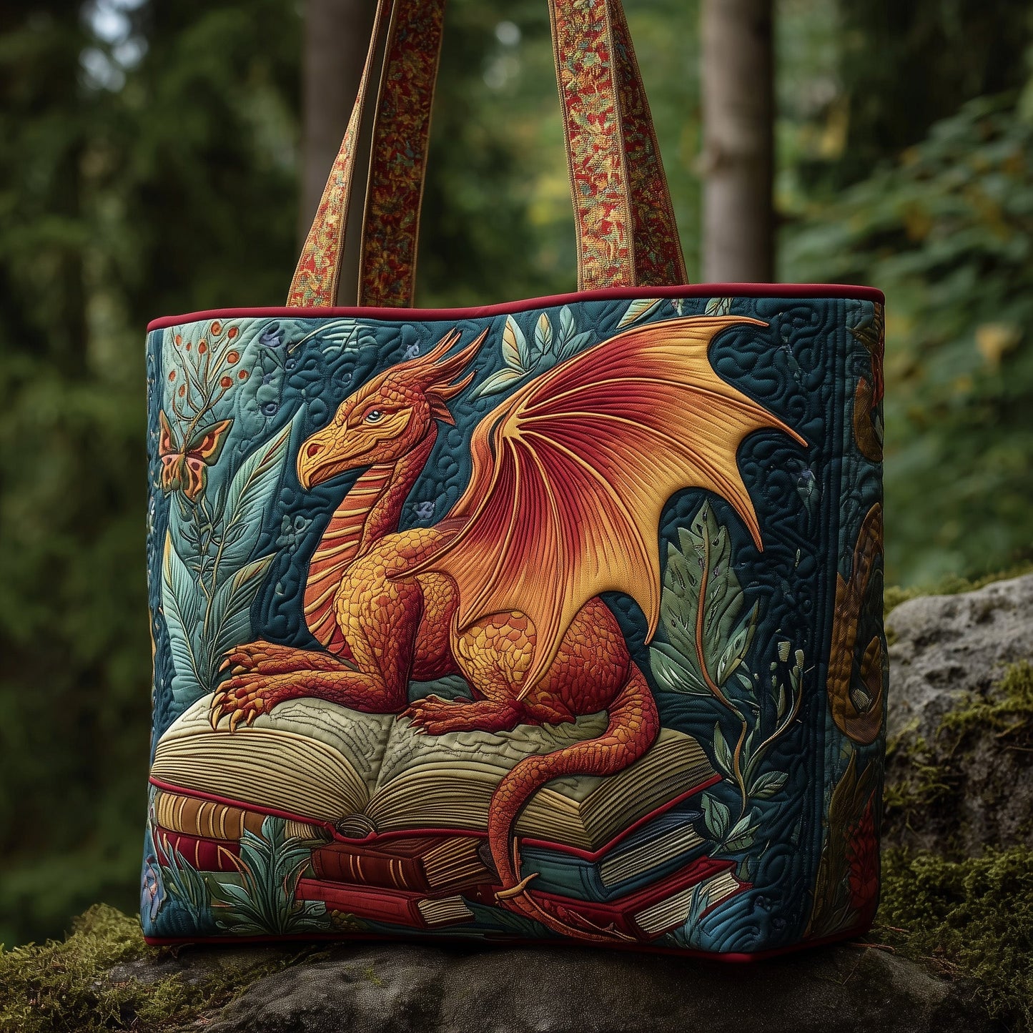 Twilight Guardian Quilted Tote Bag GFTOTL4435