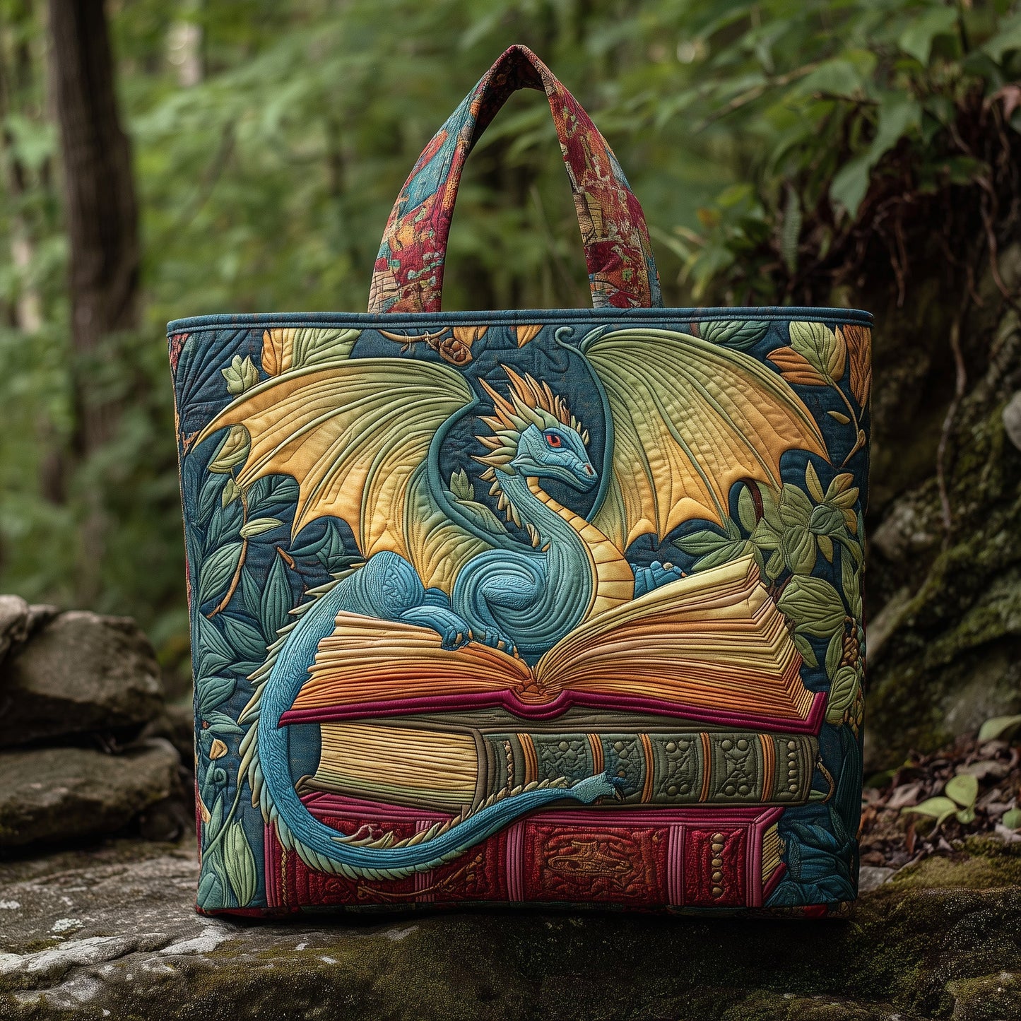 Twilight Guardian Quilted Tote Bag GFTOTL4439