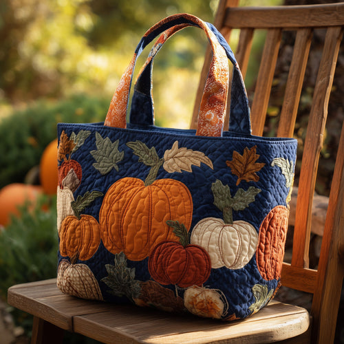 Pumpkin Season Quilted Tote Bag GFTOTL4445