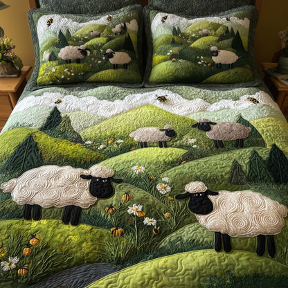 Sheep Mountain 3-Piece Quilted Bedding Set GFTOTL4470