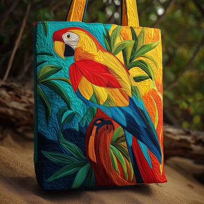 Flaming Jungle Quilted Tote Bag GFTOTL4485