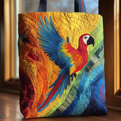 Flaming Jungle Quilted Tote Bag GFTOTL4487