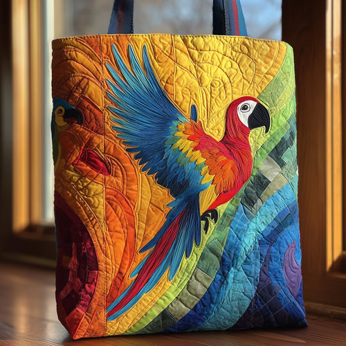 Flaming Jungle Quilted Tote Bag GFTOTL4487