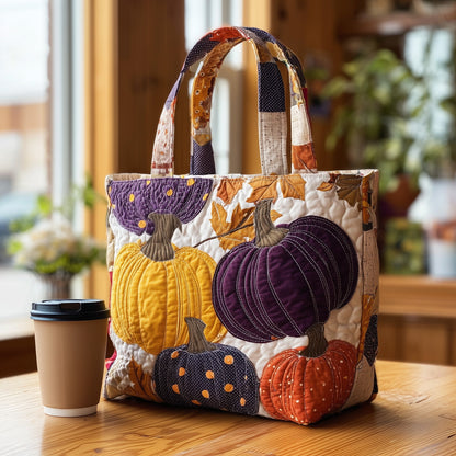 Pumpkin Spice Quilted Tote Bag GFTOTL4566