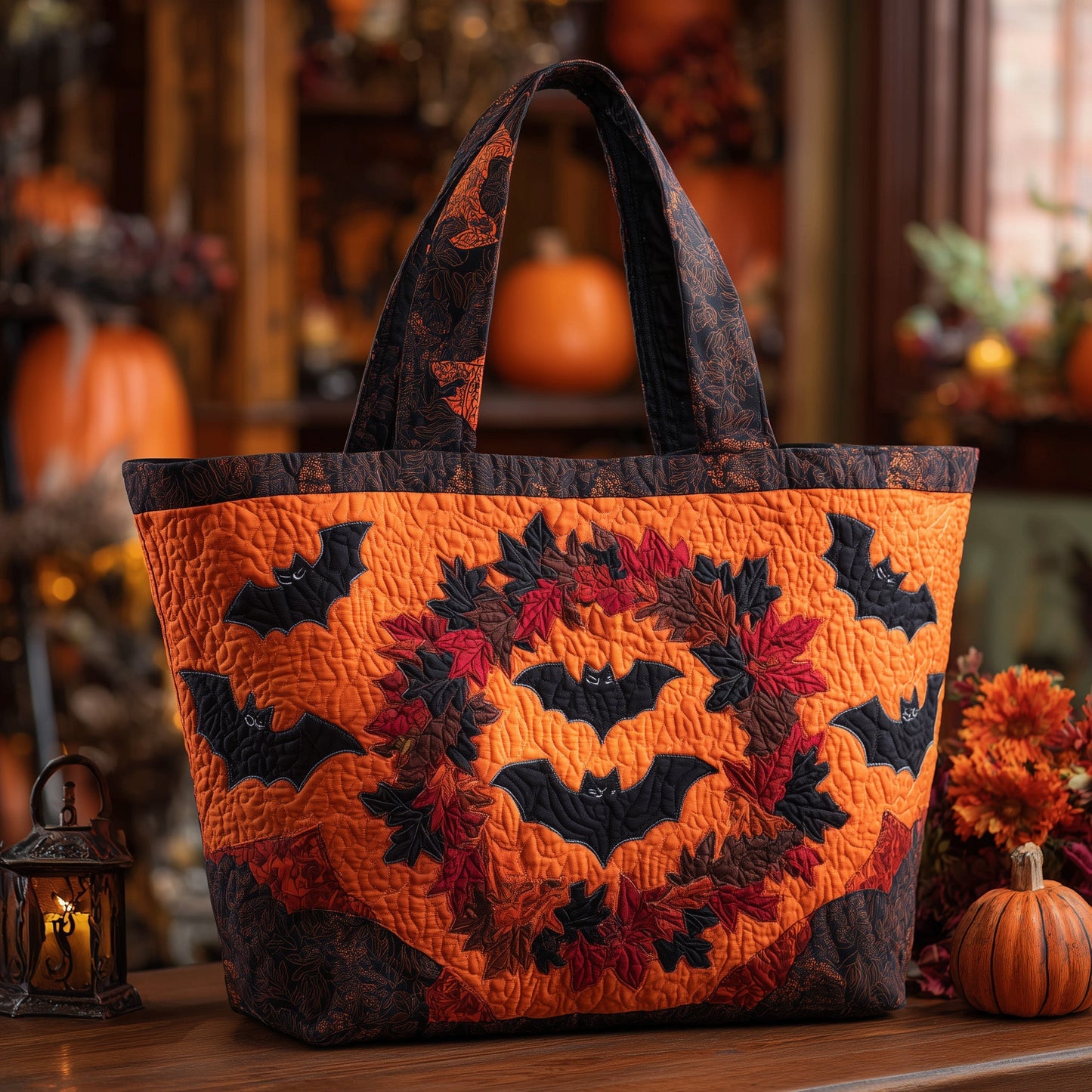 Autumn Glow Quilted Tote Bag GFTOTL4590