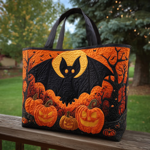 Rule the Moon Night Quilted Tote Bag GFTOTL4596