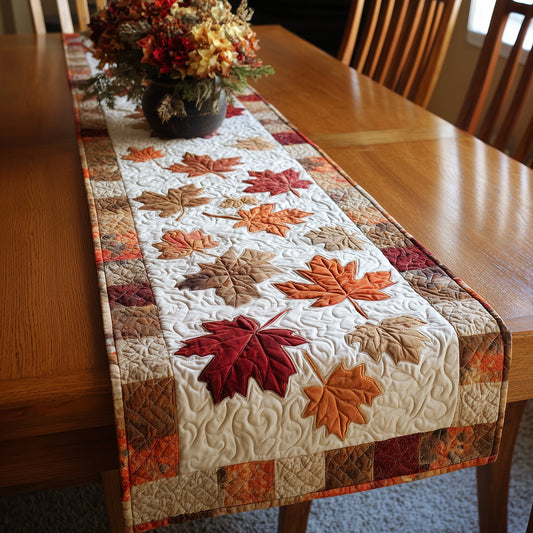 Maple Leaf Quilted Table Runner GFTOTL4611