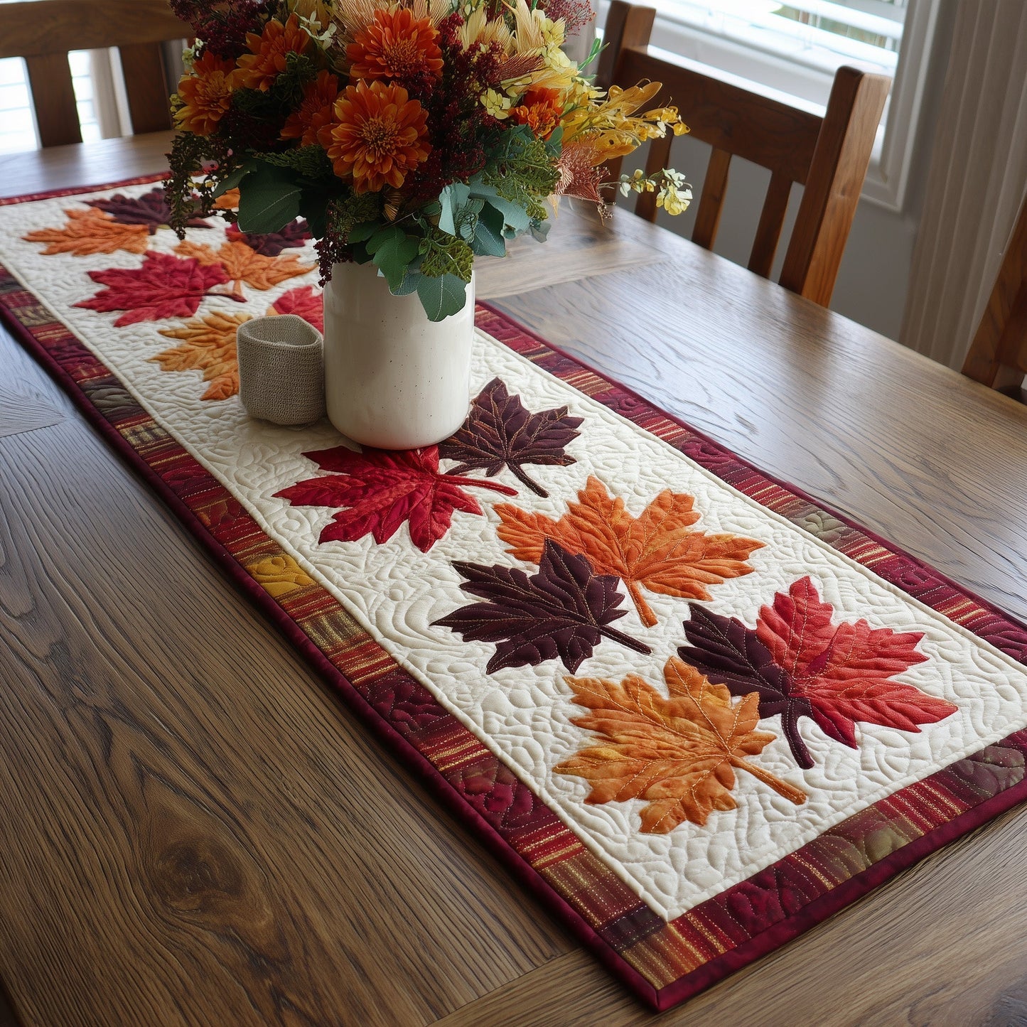 Maple Leaf Quilted Table Runner GFTOTL4615