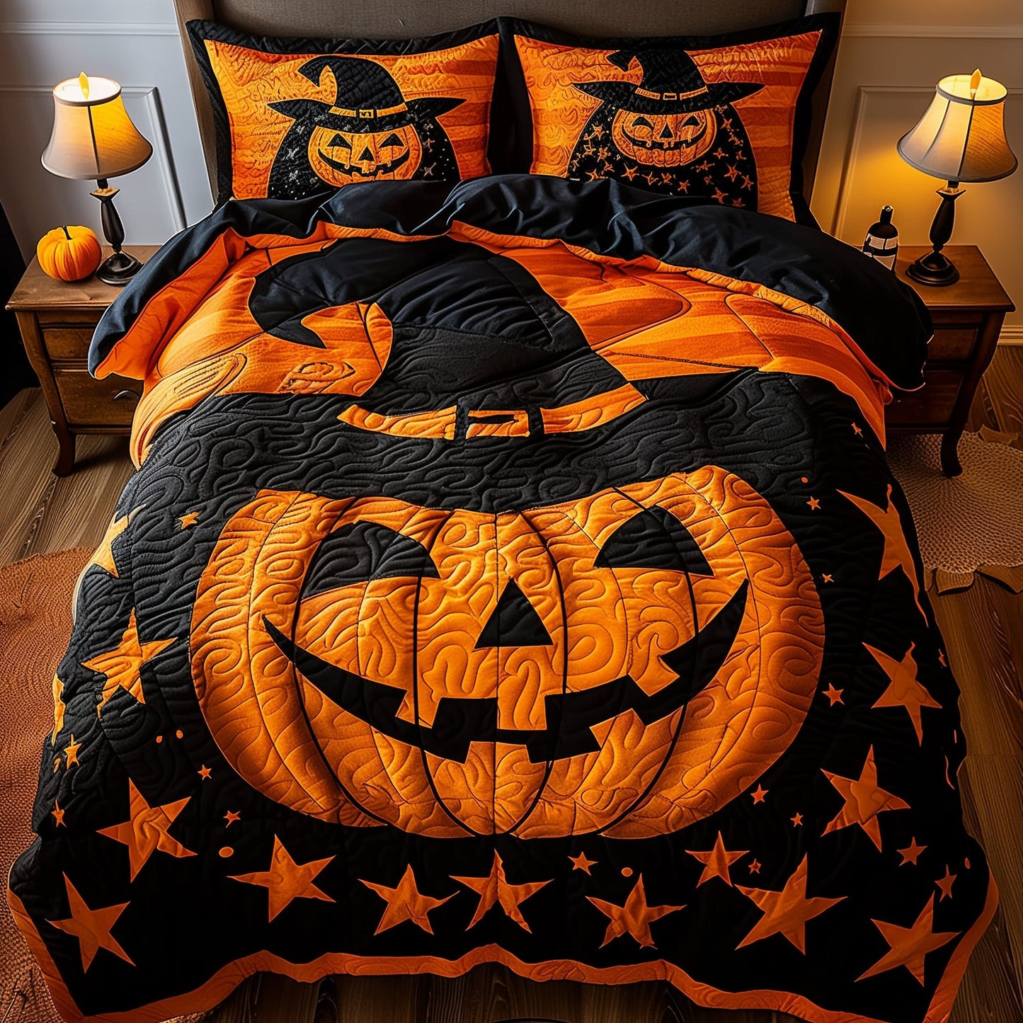 Halloween Pumpkin Duvet Cover Set GFTOTL4628