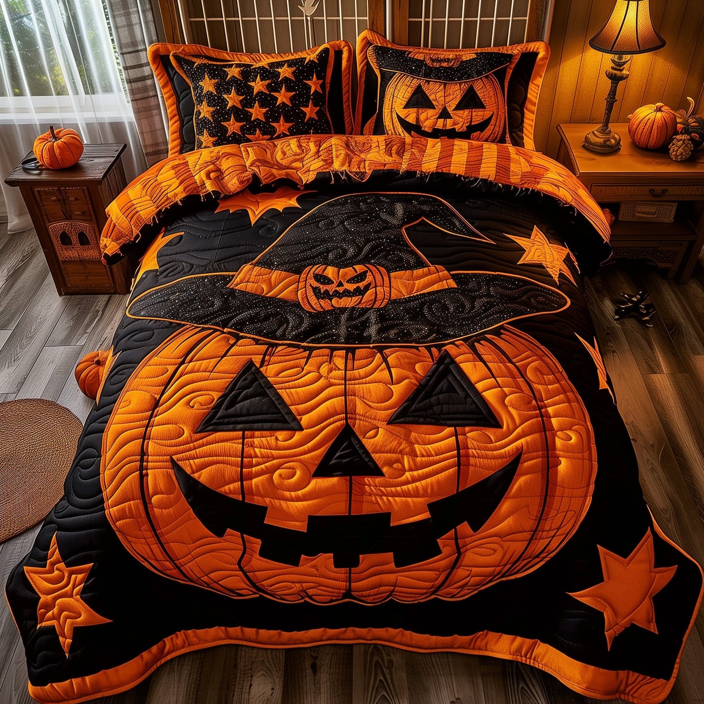 Halloween Pumpkin Duvet Cover Set GFTOTL4629