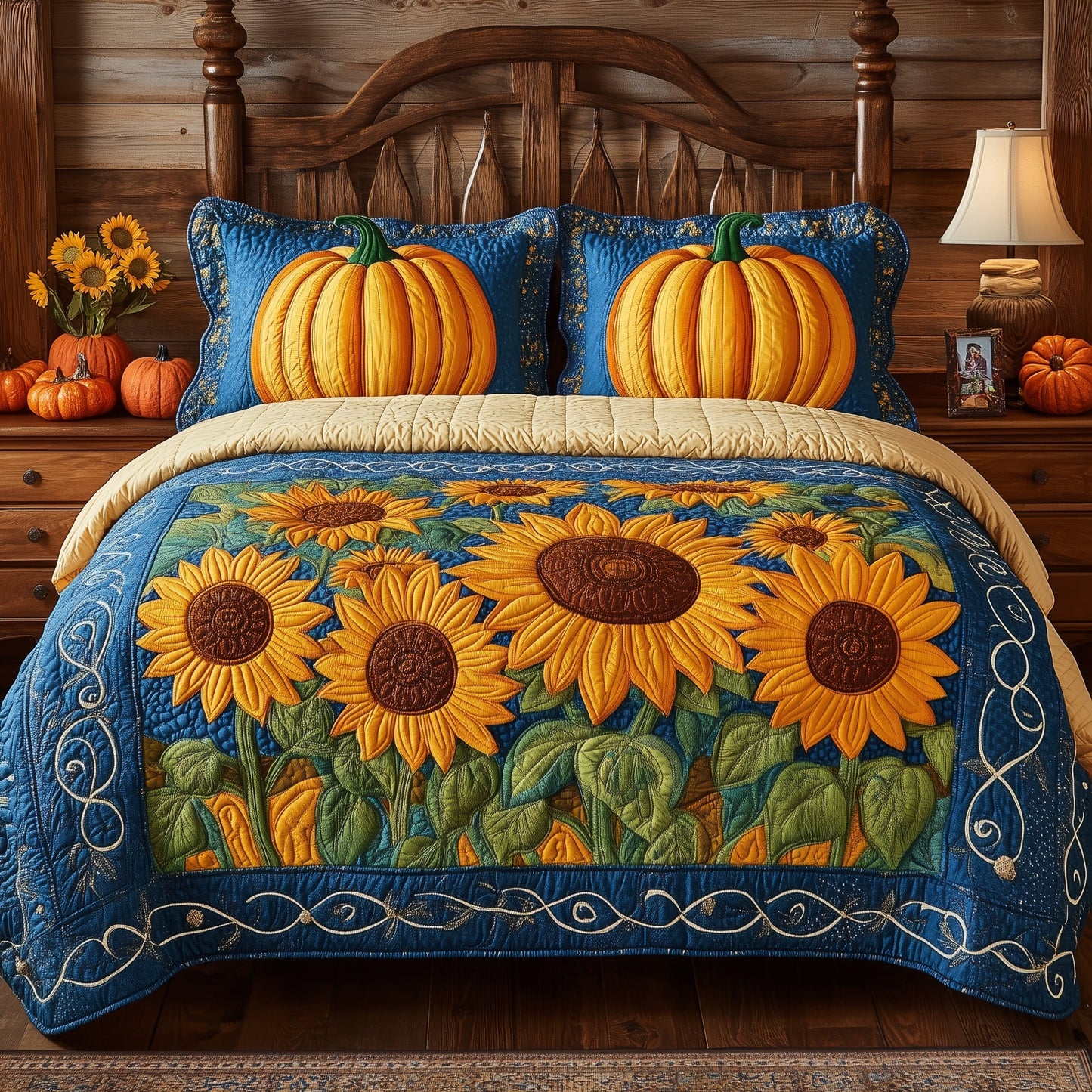 Pumpkin Bliss Duvet Cover Set GFTOTL4633