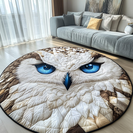 Mystic Night Owl Quilted Round Mat GFTOTL4659