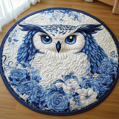 Mystic Night Owl Quilted Round Mat GFTOTL4661