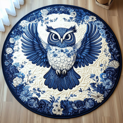 Mystic Night Owl Quilted Round Mat GFTOTL4664