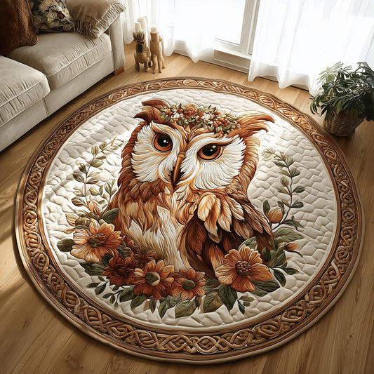 Celtic Owl Quilted Round Mat GFTOTL4667