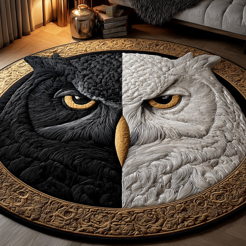 Guardian Owl Quilted Round Mat GFTOTL4671