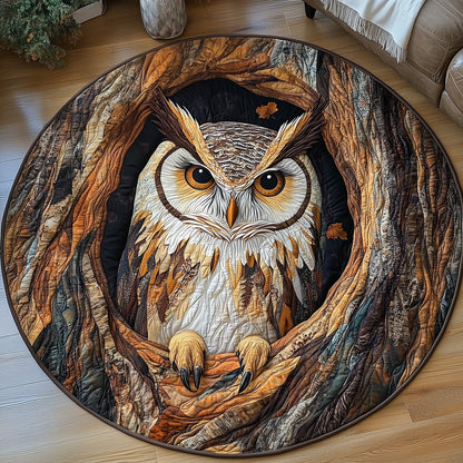 The Hollow Owl Quilted Round Mat GFTOTL4674