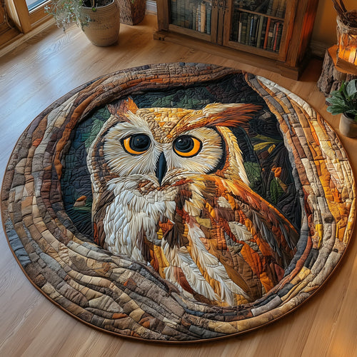 The Hollow Owl Quilted Round Mat GFTOTL4676