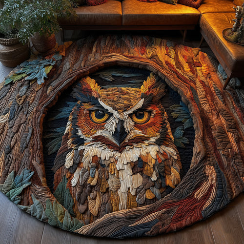 The Hollow Owl Quilted Round Mat GFTOTL4678
