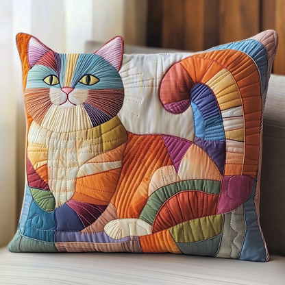 Cute Meow Quilted Pillow Case GFTOTL467