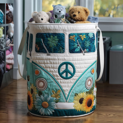 Hippie Van Quilted Laundry Basket GFTOTL4692