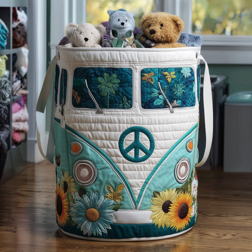 Hippie Van Quilted Laundry Basket GFTOTL4692