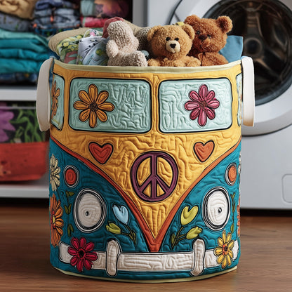 Hippie Van Quilted Laundry Basket GFTOTL4695