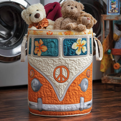 Hippie Van Quilted Laundry Basket GFTOTL4697