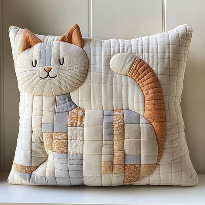 Cute Meow Quilted Pillow Case GFTOTL469