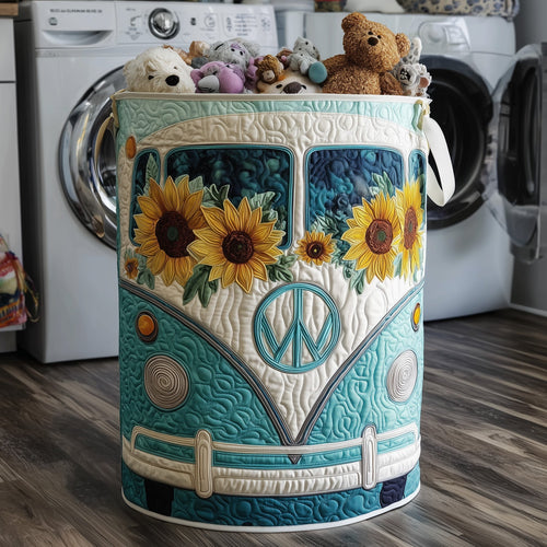 Hippie Van Quilted Laundry Basket GFTOTL4703