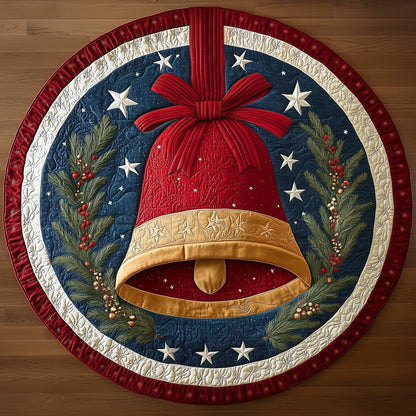 Festive Bell Quilted Round Mat GFTOTL4716