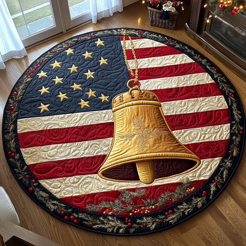 Festive Bell Quilted Round Mat GFTOTL4719
