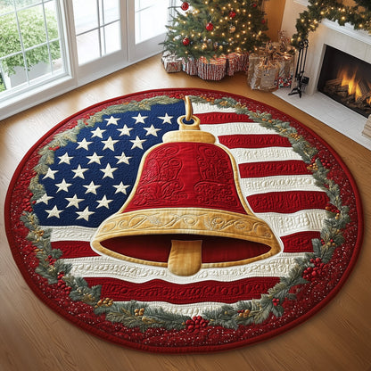 Festive Bell Quilted Round Mat GFTOTL4721