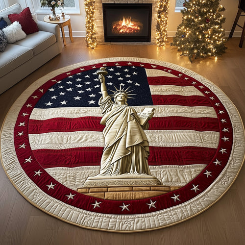 American Proud Quilted Round Mat GFTOTL4730